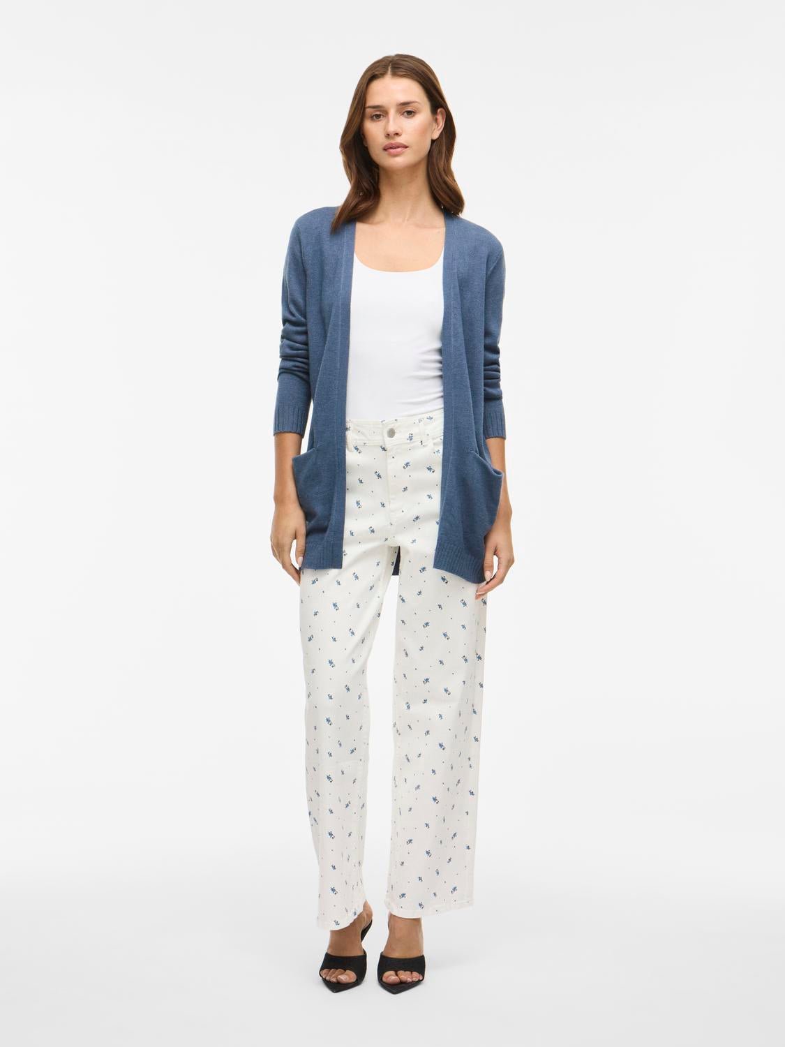 VIRIL Knit Cardigan - Vintage Indigo - VERO MODA & VILA Bergvik